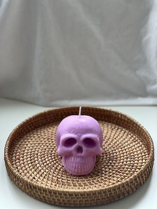 Halloween Skull candle